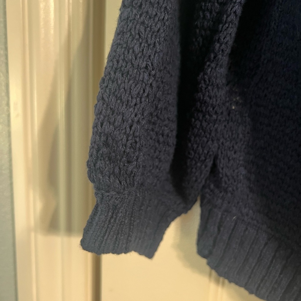 LOFT Navy Blue Cardigan Sweater - Picture 4 of 5